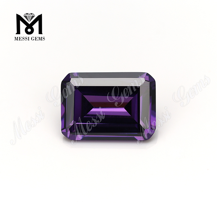 13 x 18 mm achteckiger loser Amethyst cz Zirkonia-Stein