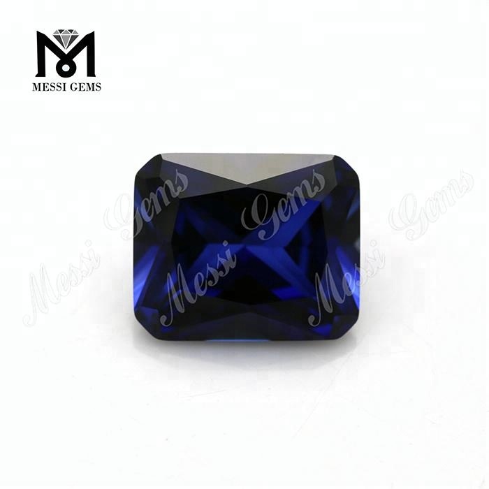 Fabrikpreis Synthetischer Blauer Saphir 34 # Korund