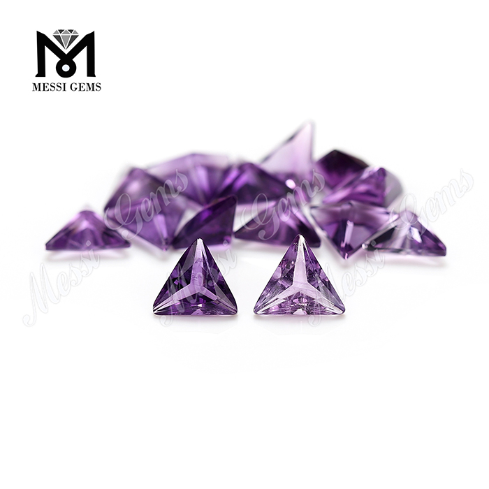 Natürlicher Edelstein 7mm Dreiecksform Amethyst Steinpreis