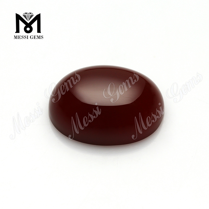 Natürlicher rauer Onyx-Achat-Cabochon mit flacher Rückseite