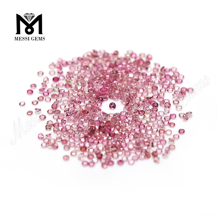Fabrikpreis runder Brillantschliff 1,4 mm natürlicher rosa Turmalin