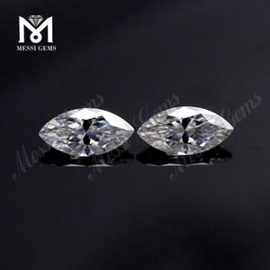 Fabrikloser brillanter Marquise-Diamant mit Moissanit-Diamanten