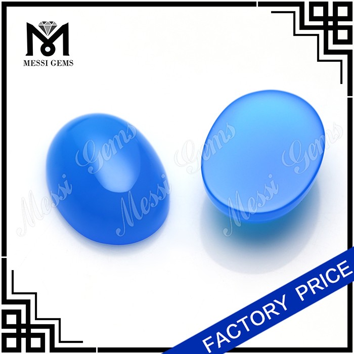 Blaue Cabochon-Alibaba-Achatperlen
