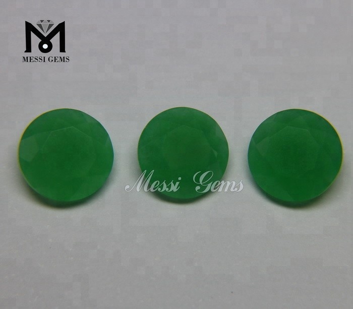 Neue Art- und Weiselose Edelstein-runde Quarz-Grün-Jade