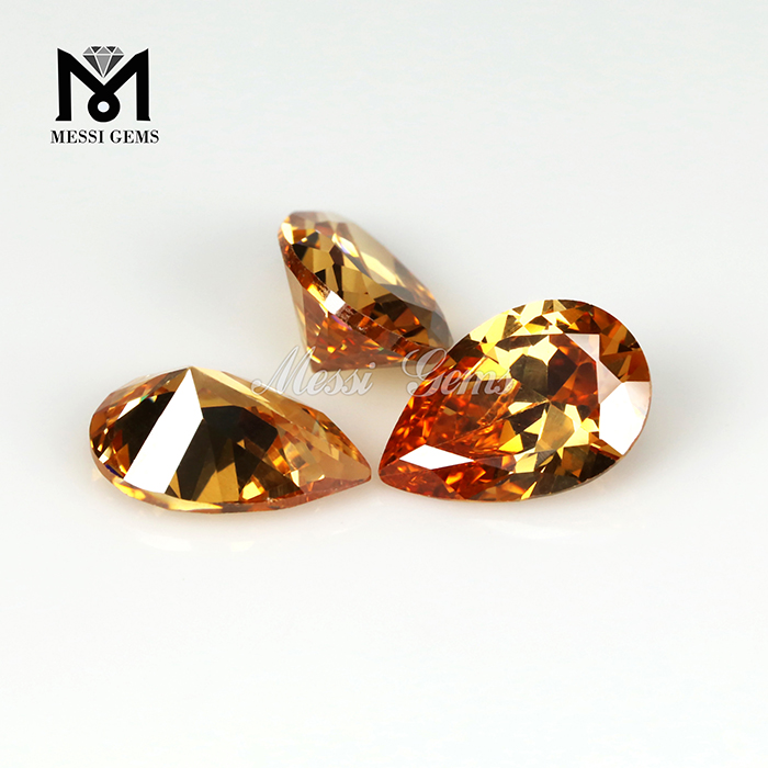 Champagner cz gems lose zirkonia stein