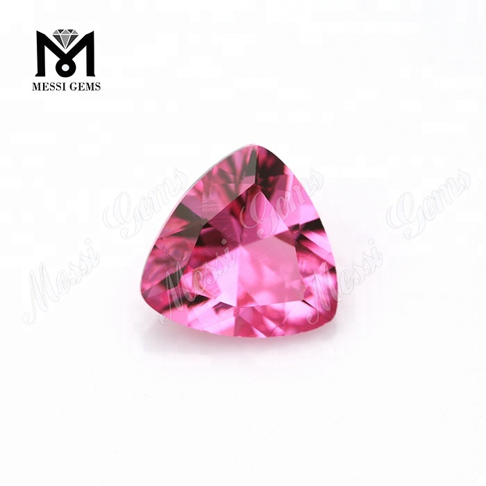 Großhandel Trillion Cut 12x12 mm Fabrik günstigen Preis rosa Saphirglas Stein