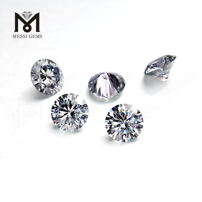 DEF 1 mm-2,5 mm werkseitig loser, superweißer Moissanit-Diamantstein