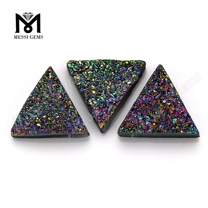 Großhandel Druzy Stone Rainbow Red Druzy Anhänger Lieferant