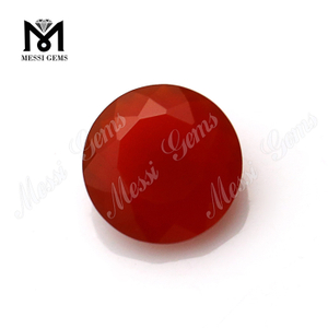 roter 8,0 mm Achat Perlen Stein