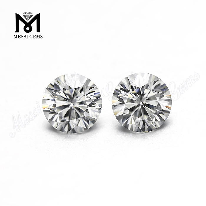 1 Karat Moissanit-Diamant, runde Form, 6,5 mm