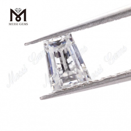 Lose Edelsteine ​​für weißen Moissanite-Diamant Stone Tapp-Form DEF-Fabrik-Großhandelspreis