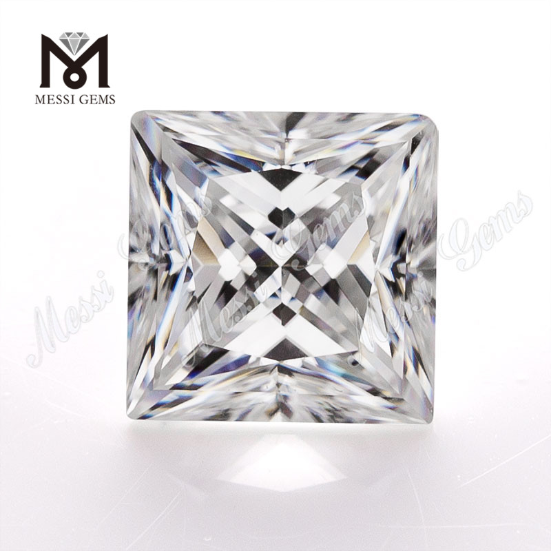 Großhandel def Moissanite Diamond White Princess Cut 5,5 x 5,5 mm pro Karat Preis lose Moissanite