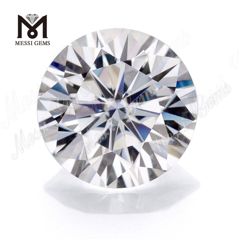 Synthetischer Moissanite-Diamant Preis 3,0 mm Rund DEF Farbe Lose Weiß Moissanite China