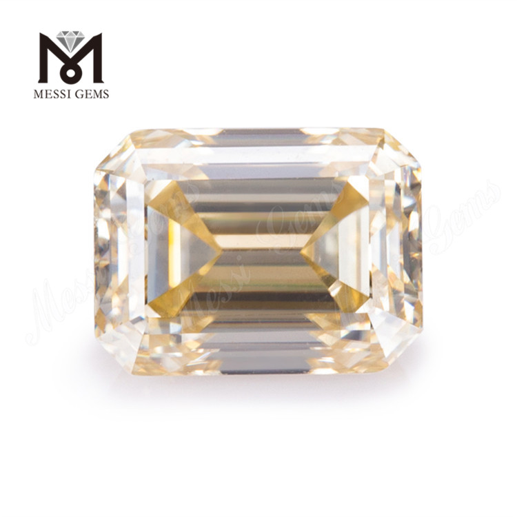 9 * 11 mm Smaragd lose Moisanite gelb kaufen lose Moissanit-Diamanten