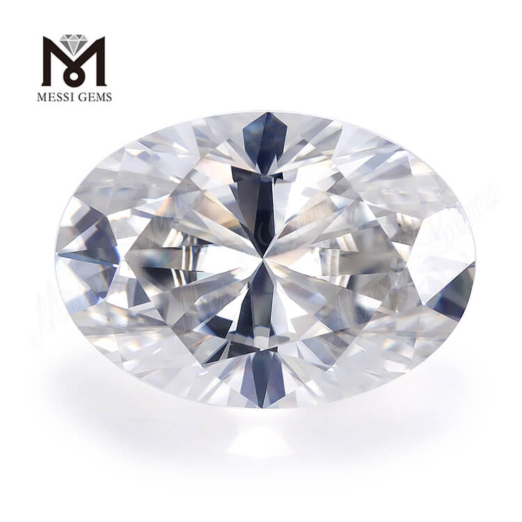 DEF VVS Weißes OVAL Cut 8*10mm synthetisches Moissanite