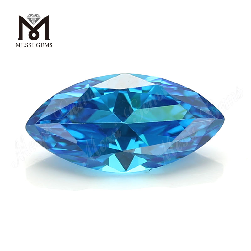 Loser cz 7x14mm Saphir-Zirkonia-Stein im Marquise-Schliff