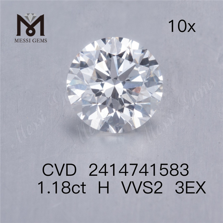 1,18 ct H rd Labordiamant 3EX vvs CVD-Diamanten online zum Fabrikpreis kaufen