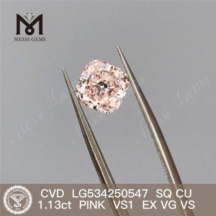 1,13 ct FANCY LIGHT PINK VS1 EX VG VS CVD CU Labordiamant SQ IGI LG534250547