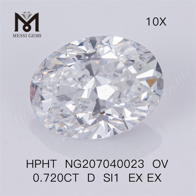 HPHT OV 0,720CT D SI1 EX EX Labordiamant 