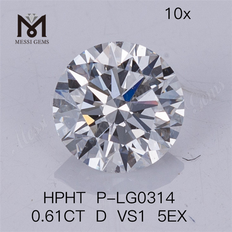 HPHT-Labordiamant 0,61 CT D VS1 5EXLab-Diamanten