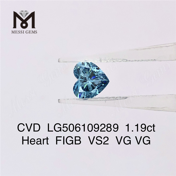 1,19 ct Herz FIGB VS2 VG VG im Labor gezüchteter Diamant CVD LG506109289