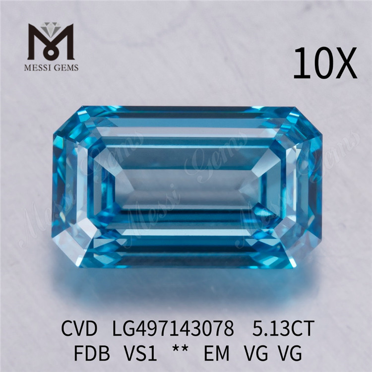 5,13 CT FANCY DEEP BLUE VS1 EM VG VG Labordiamant CVD LG497143078