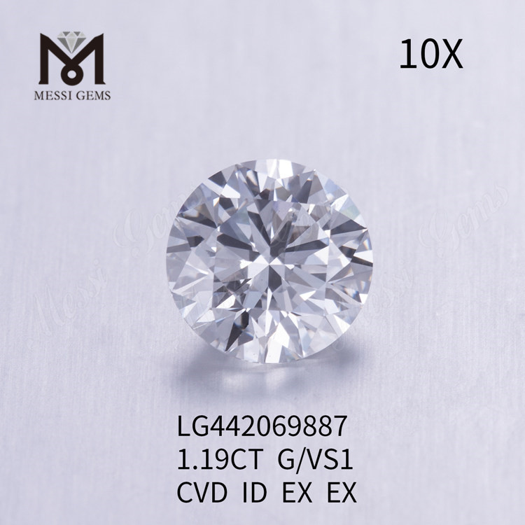 1,19 Karat g VS1 IDEAL Cut Grade Runder Labordiamant