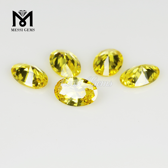 Großhandel Synthetische Hohe Qualität 5x7mm Oval Cut Lose Edelsteine ​​Steine ​​CZ