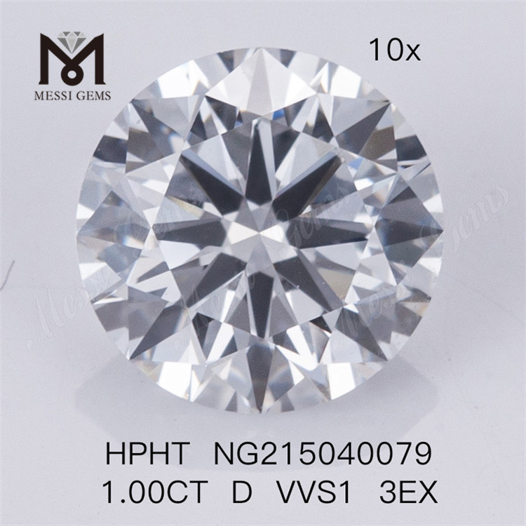 HPHT 1.00CT RD Form D VVS1 3EX Labordiamanten