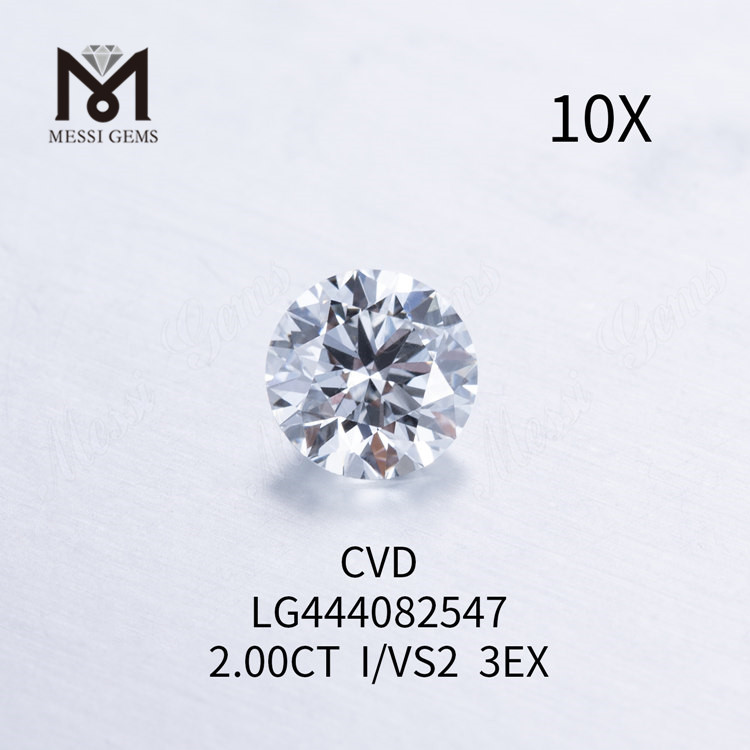 2ct I VS2 RD Form EX Cut Grade Labordiamanten im Angebot