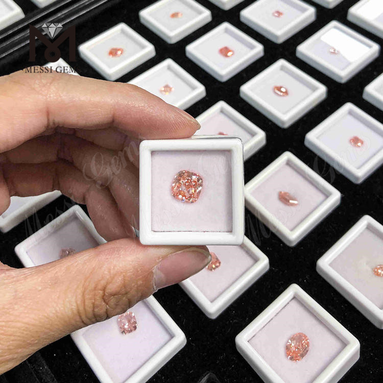 0,1 0,3 0,5 0,8 1 ct runder Radiant SQ OV Blau Grün Rosa im Labor gezüchteter Diamant im Radiant-Schliff auf Lager