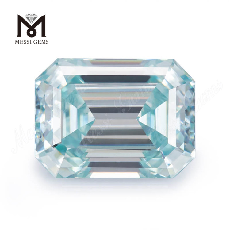 Großhandelspreis Schmuckherstellung OCT Smaragdschliff Synthetischer Moissanite-Stein