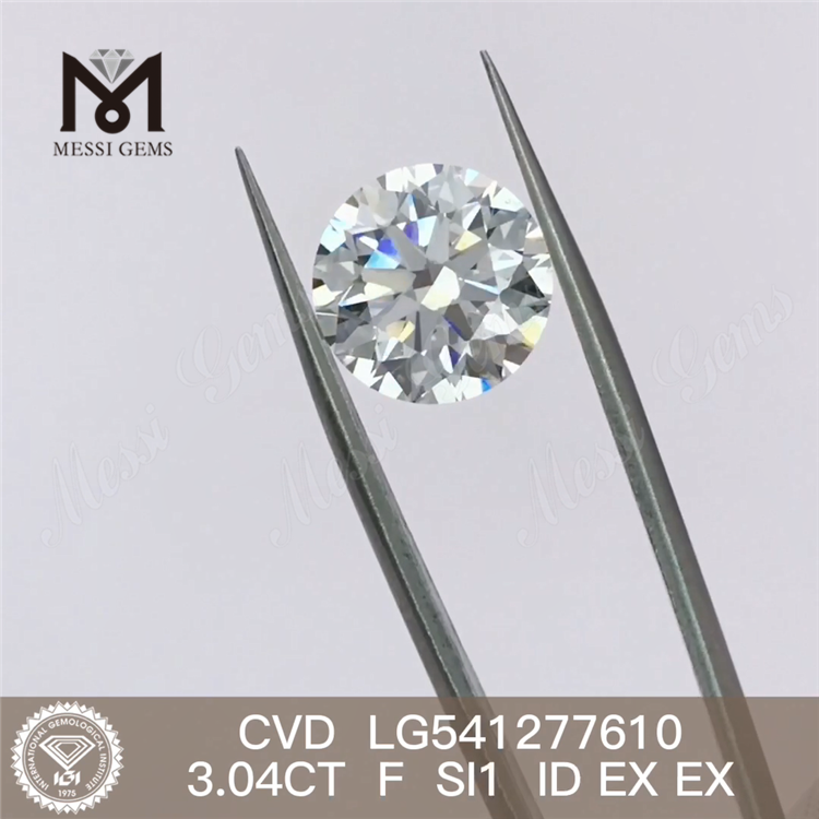 3,04 CT F cvd künstlich hergestellter Diamant Si1 loser Labordiamant zum Neupreis