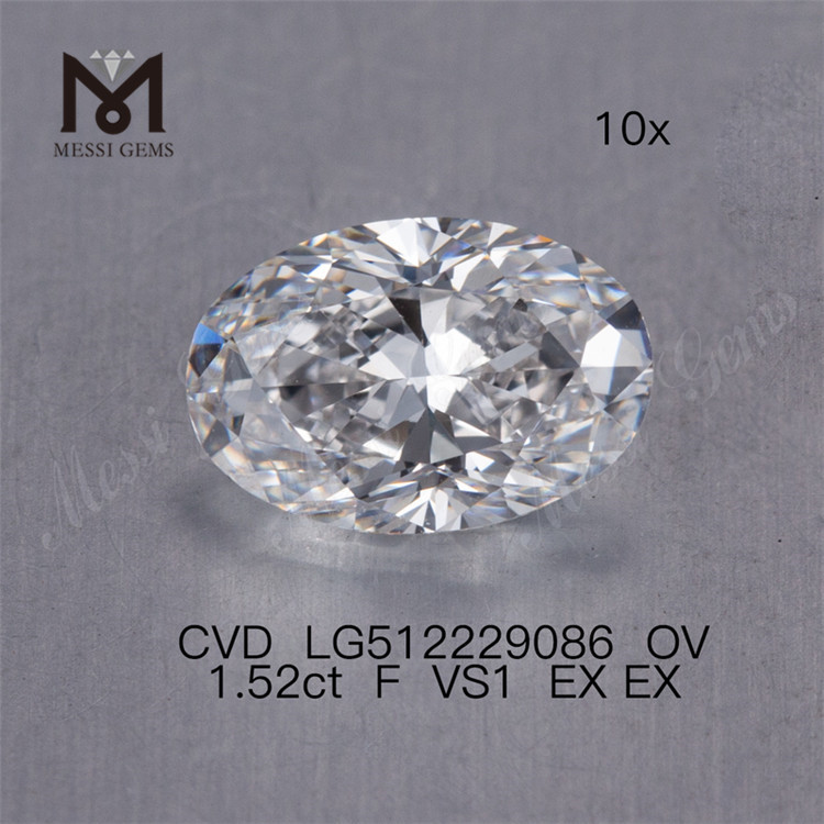 1,52 ct F vs. CVD-Diamant, CVD-Lose-Labordiamant, günstiger Preis