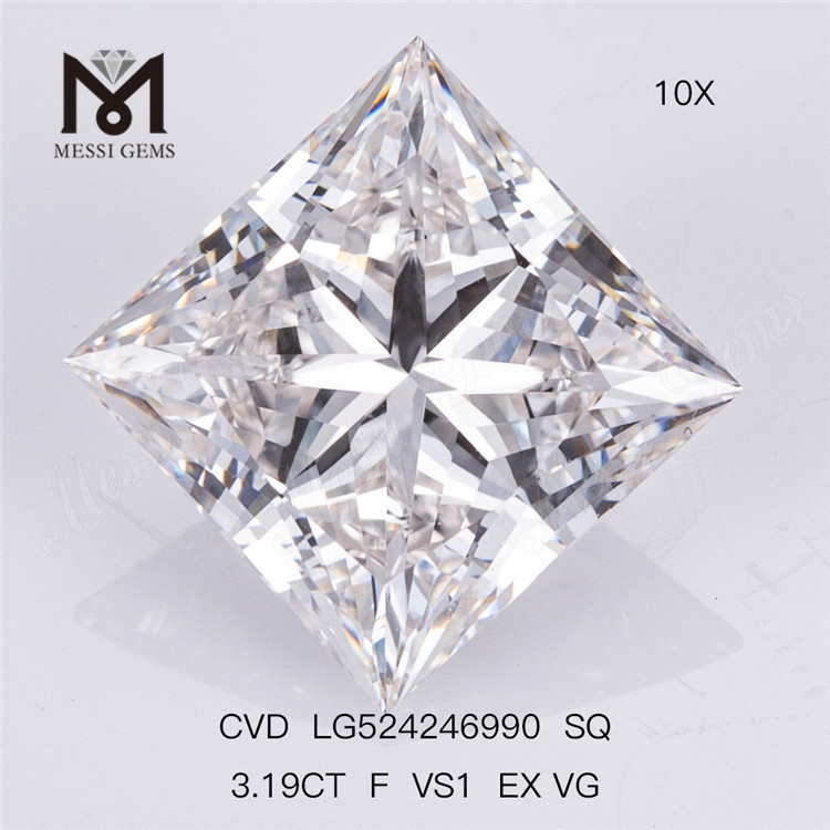 3,19 CT CVD-Diamant Großhandel SQ F VS1 gewachsener Stein Preis