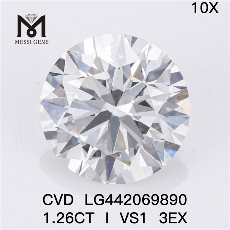 1,26 ct I VS1 3EX im Labor gezüchteter Diamant, 1 ct Labordiamanten zum Großhandelspreis