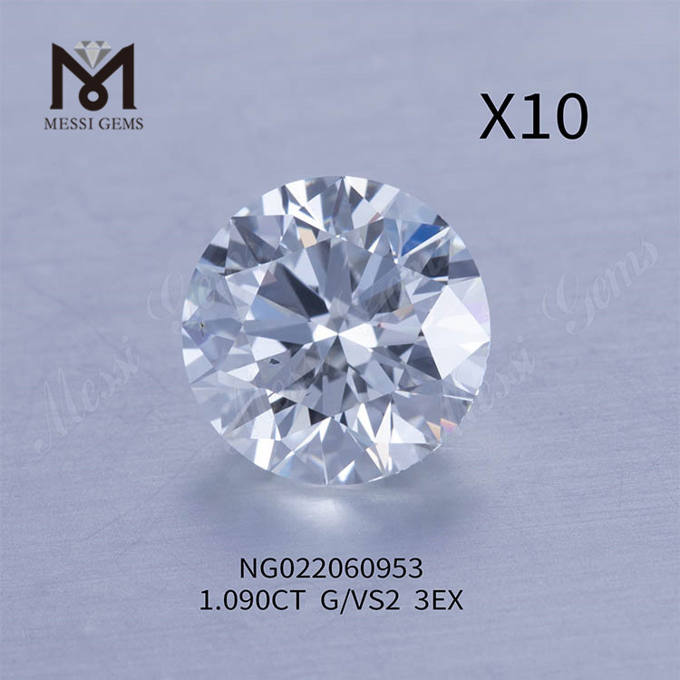 1.090 ct G lose im Labor gezüchtete Diamanten im Großhandel VS2 EX