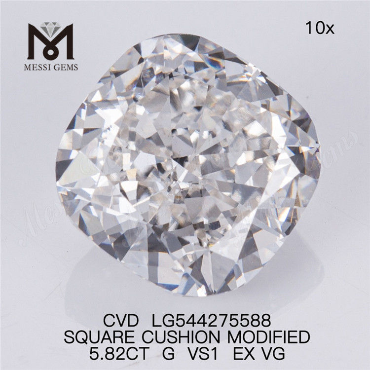 5,82 CT G VS1 weißer, loser Labordiamant (CVD), loser CVD-Labor erstellte Diamanten zu verkaufen